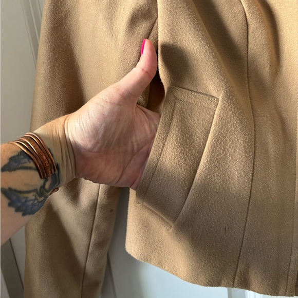 Kensie Tan Pea Coat for Women - Picture 3 of 9